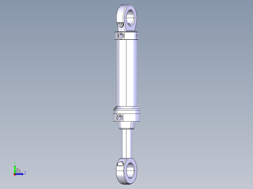 液压缸左视缩略图