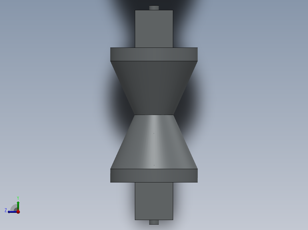 转子燃气轮机890---模型格式为 sw右视图