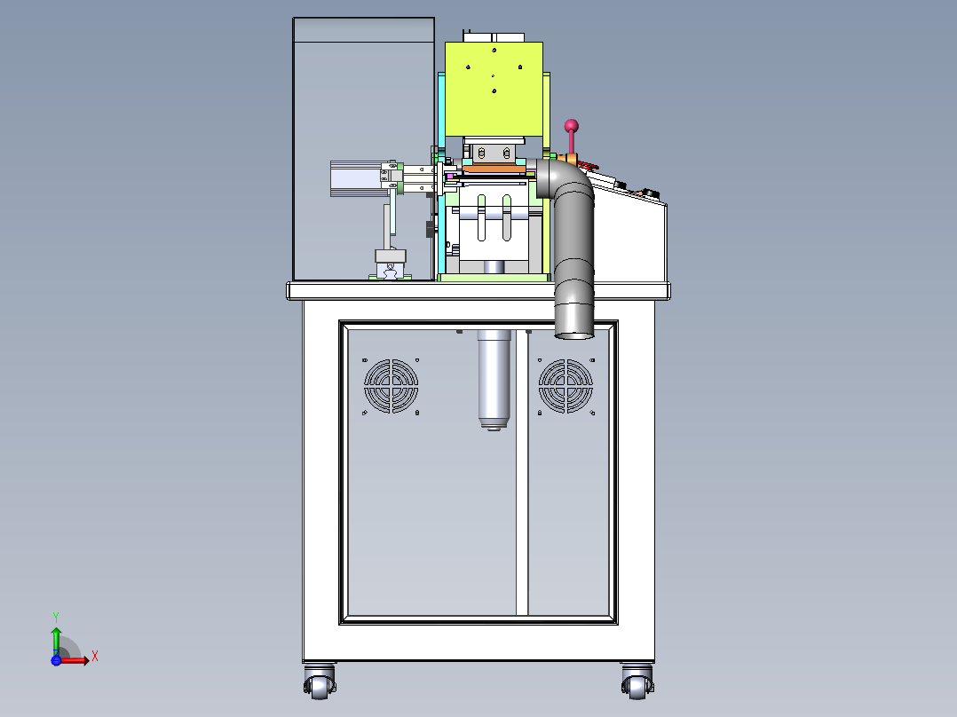 织带自动裁断机sw18可编辑前视图