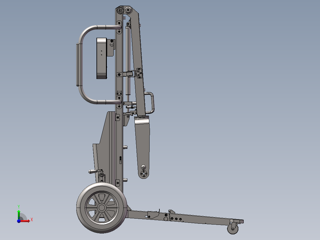 多功能折叠型医疗台车sw20前视图