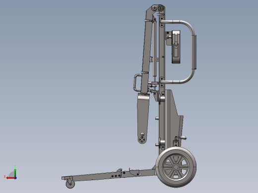多功能折叠型医疗台车sw20后视缩略图