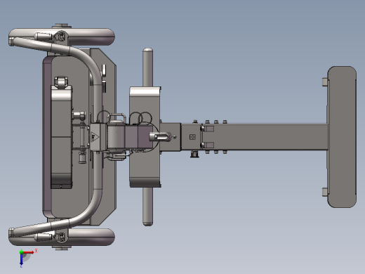 多功能折叠型医疗台车sw20俯视缩略图