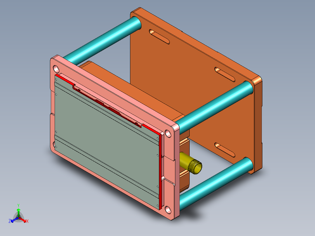 铝挤铝板粗铣侧面+上侧孔工装治具模型三维+CAD