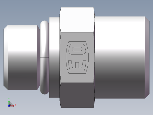 美制O圈密封接头、1DO-18-06前视缩略图