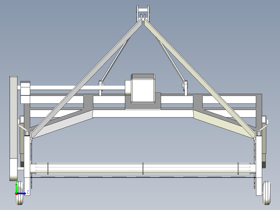 马铃薯收获机左视图