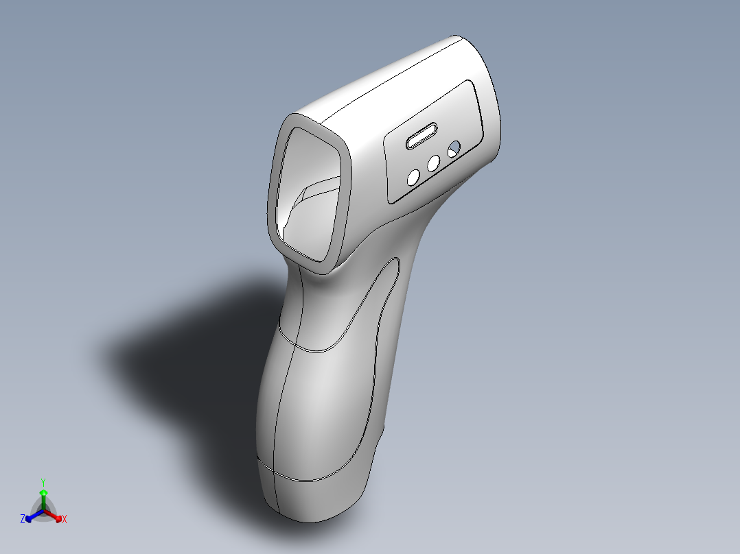 温度计(16)正等轴测图