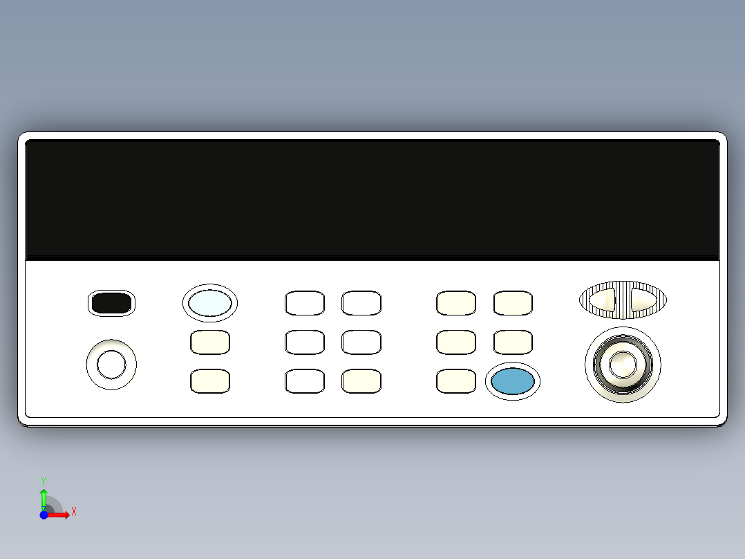 34970A数据采集开关单元前视图