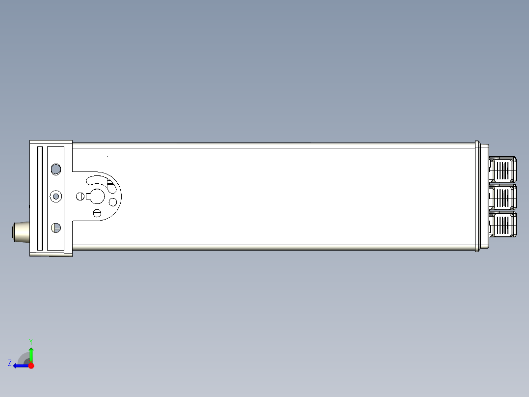 34970A数据采集开关单元右视图