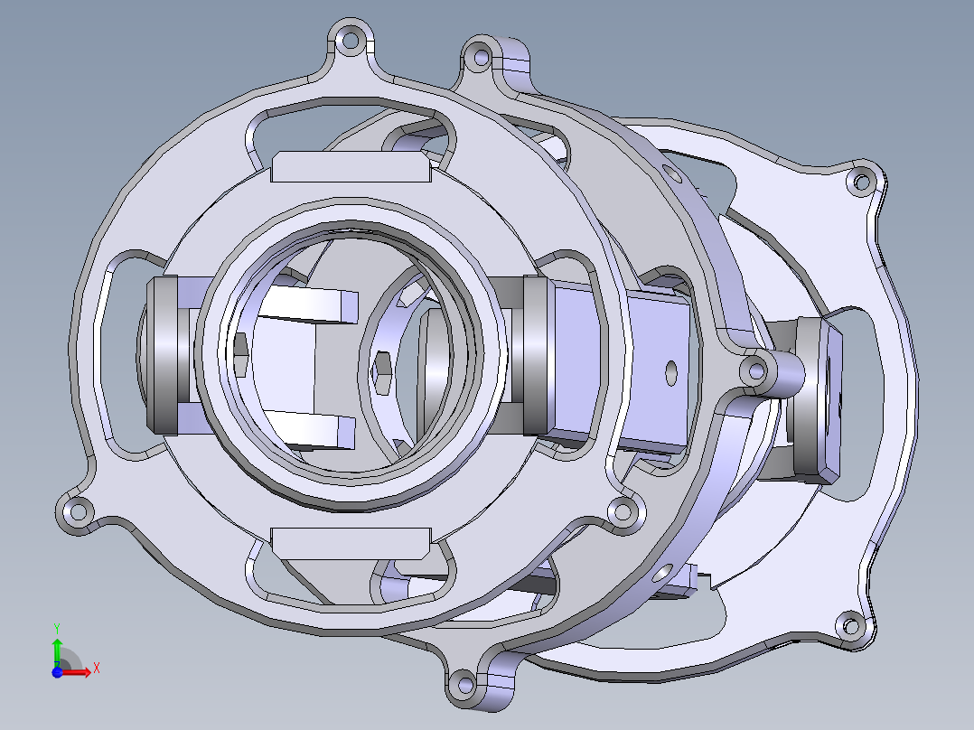 机械臂骨架前视图