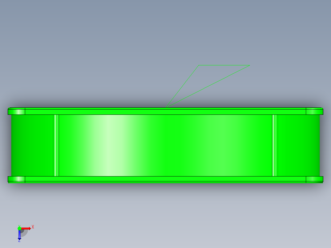 无刷风扇11俯视图