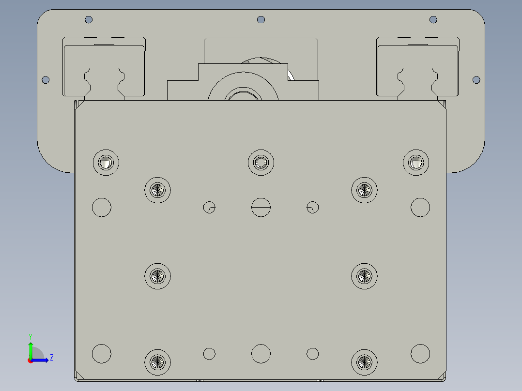 HWT1-直线升降模组S400左视图
