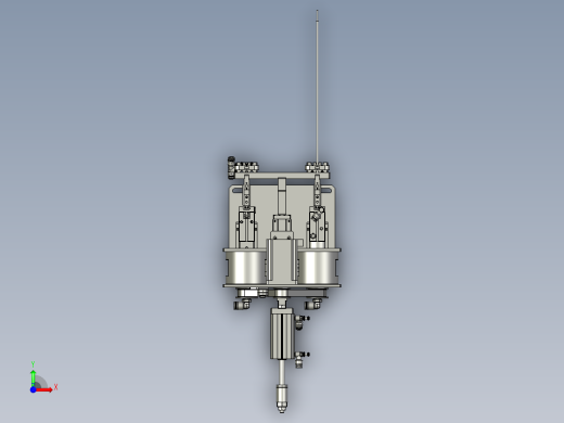 2018SOLIDWORKS1100Z包铜箔机构前视缩略图