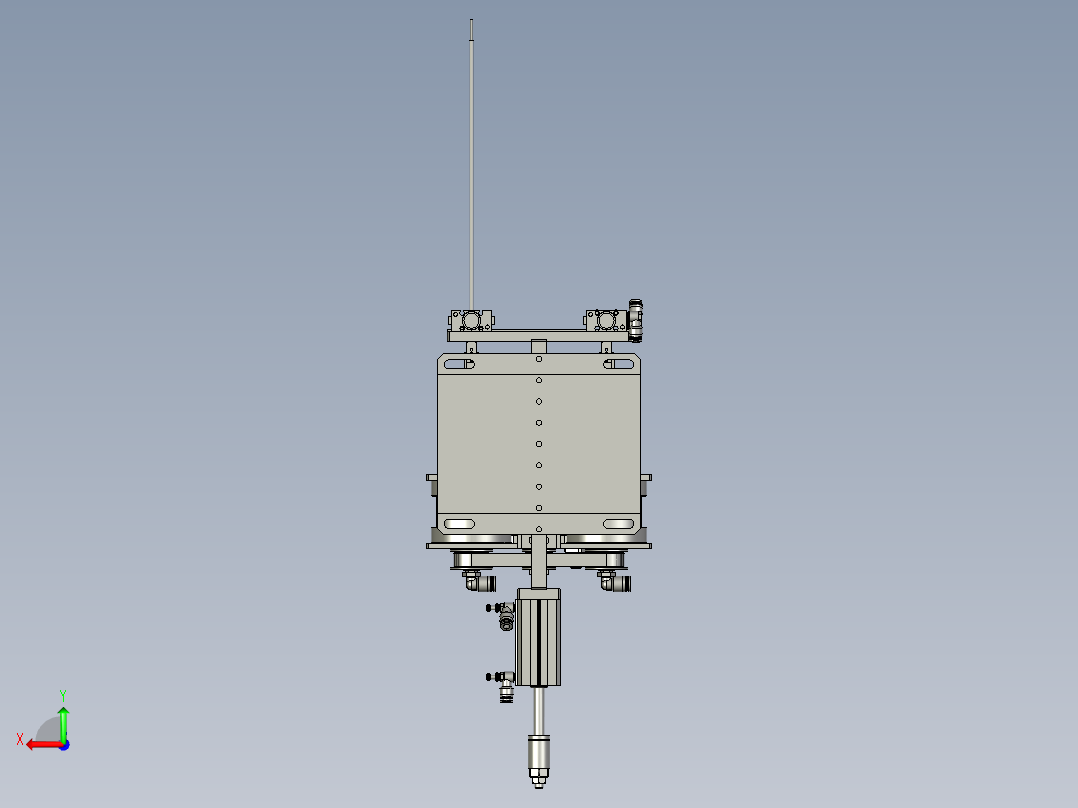 2018SOLIDWORKS1100Z包铜箔机构后视图