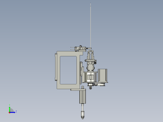 2018SOLIDWORKS1100Z包铜箔机构左视缩略图