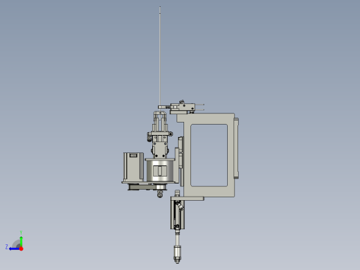 2018SOLIDWORKS1100Z包铜箔机构右视缩略图