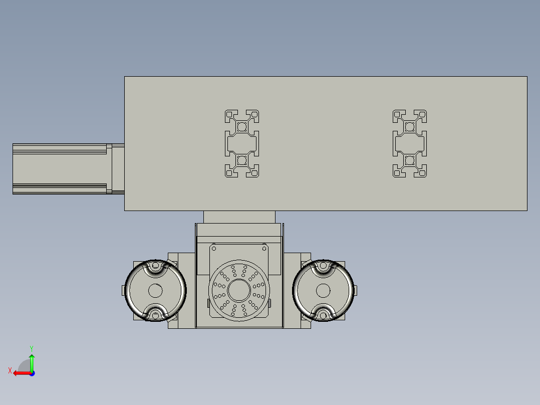 DJ盖上料机械手后视图