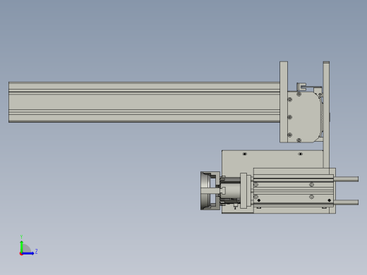 DJ盖上料机械手左视缩略图