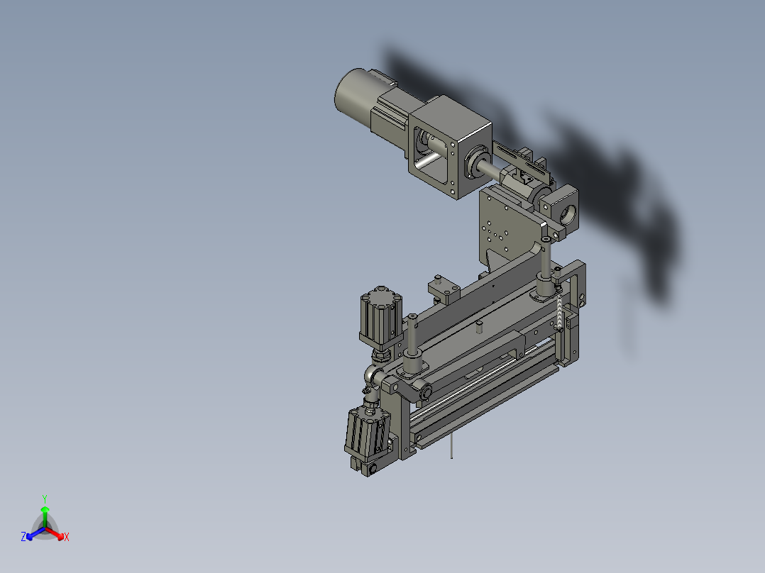 YWP200K4-07C-00右切极片组件主视图