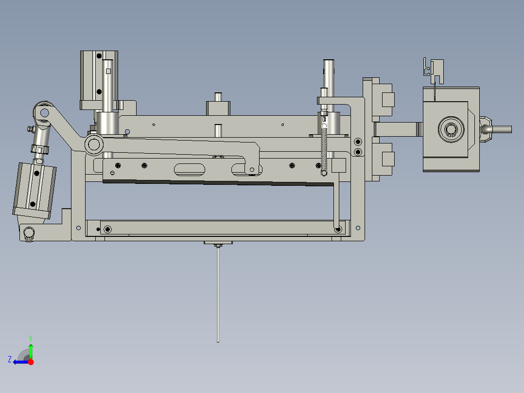 YWP200K4-07C-00右切极片组件右视图