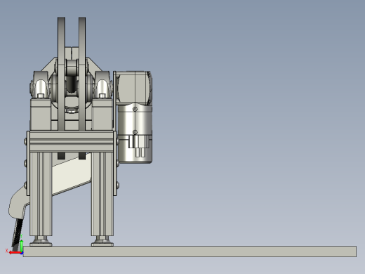 易拉罐压扁设备后视缩略图