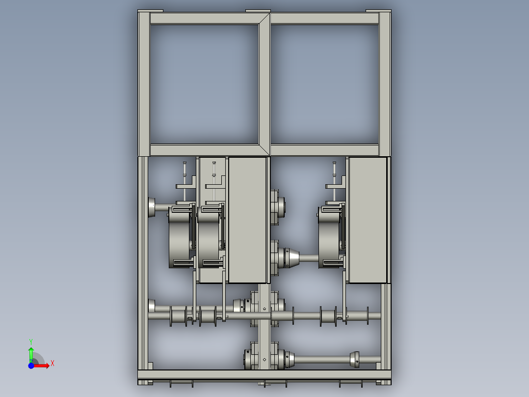 可调式密封条导向组件前视图