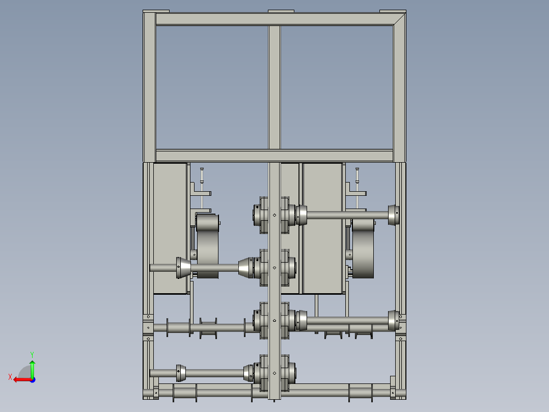 可调式密封条导向组件后视图