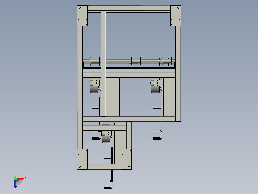 可调式密封条导向组件俯视图