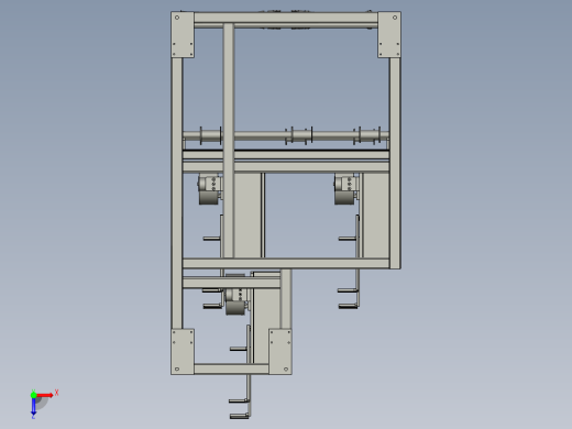 可调式密封条导向组件俯视缩略图