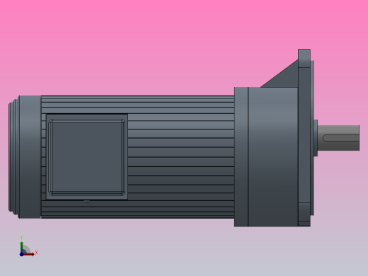 GV22型：立式三相齿轮减速马达[GV-28-100-250~1800-S]前视缩略图