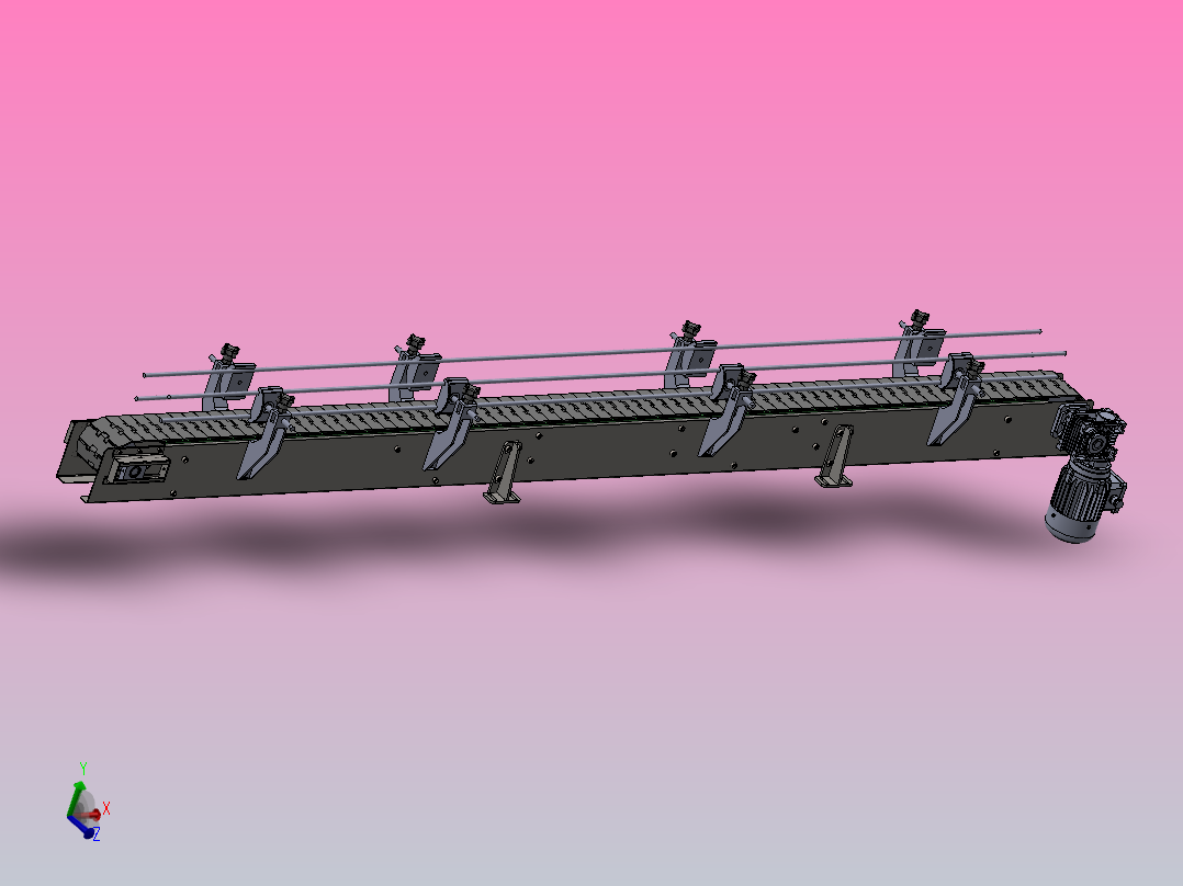 瓶子灌装机主视图