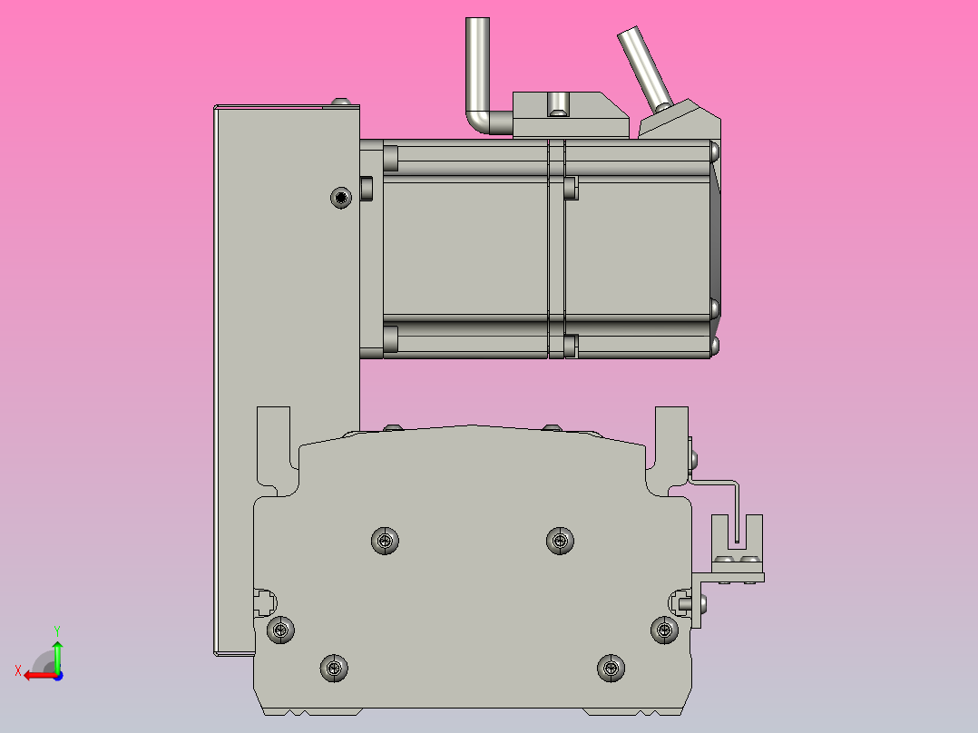 MT120BT半封闭皮带滑台[MT120BT.L100.1200.RU.P40.C3]后视图