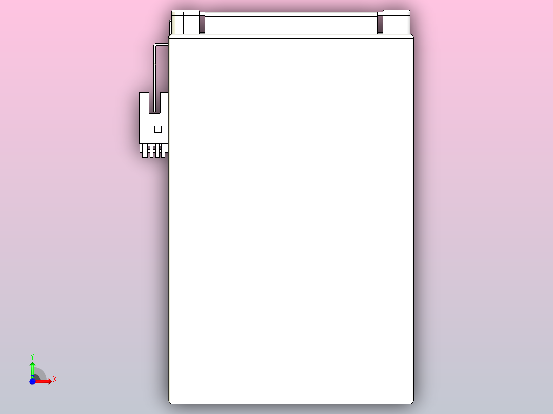 滚珠丝杠直线轴带导轨全封闭TPA-HCR-105D-1610C-L700-MP-Y-P40-N3前视图