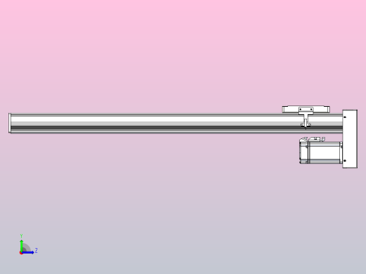 滚珠丝杠直线轴带导轨全封闭TPA-HCR-105D-1610C-L700-MP-Y-P40-N3左视缩略图