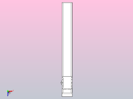 滚珠丝杠直线轴带导轨全封闭TPA-HCR-105D-1610C-L700-MP-Y-P40-N3俯视缩略图