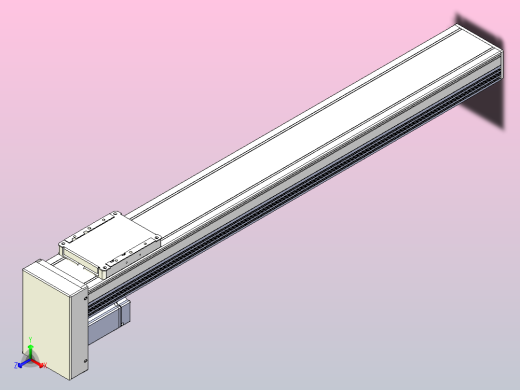 滚珠丝杠直线轴带导轨全封闭TPA-HCR-105D-1610C-L700-MP-Y-P40-N3正等轴测缩略图