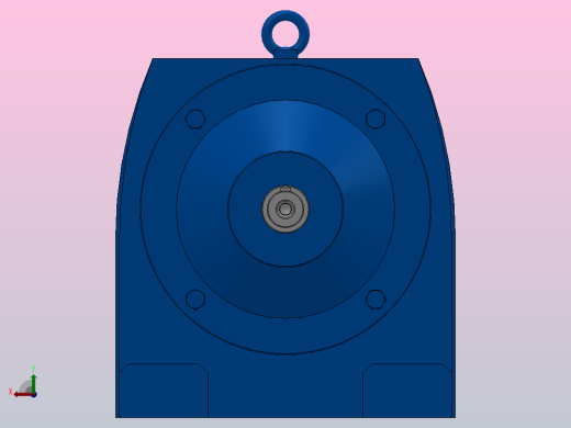 RS97底脚轴伸式安装斜齿轮减速机_RS97-7.09-M1后视缩略图