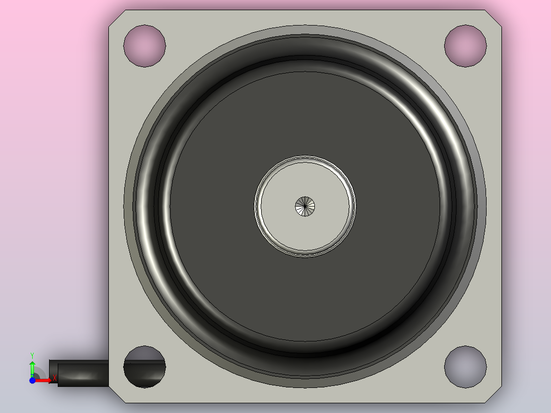 行星齿轮交流伺服电机前视图