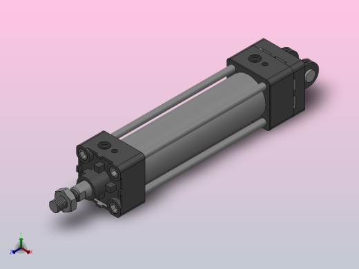 MB系列双耳环新款标准型气缸[MB32-100-D03]