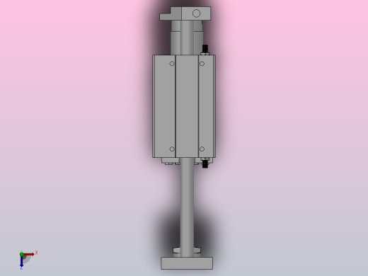 带导轨气缸-基本型HMGG系列[HMCGMB32-100]俯视缩略图