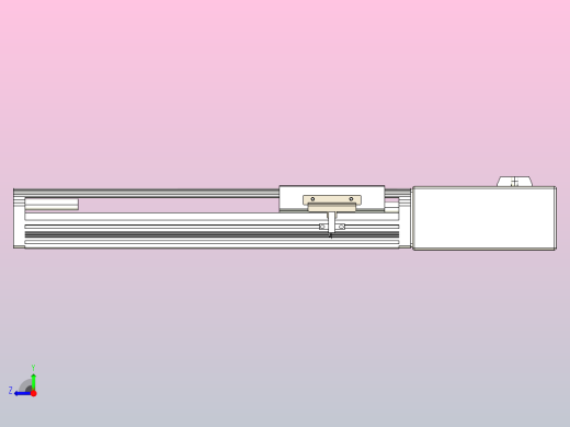 皮带直线轴半封闭可选导轨TPA-HNB-105D-90-L200-ML-C-P20-N3右视缩略图