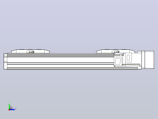 滚珠丝杠线性轴TPA-GCRS-50-1205C-L50-MR-M10-N3左视缩略图