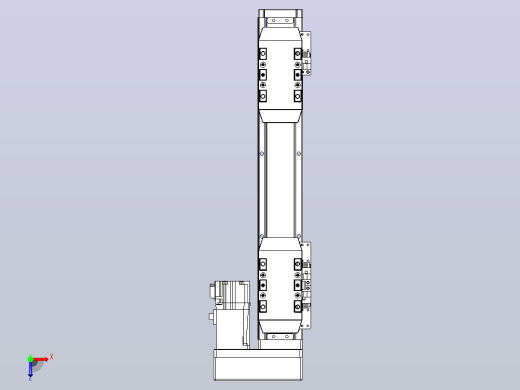 滚珠丝杠线性轴TPA-GCRS-50-1205C-L50-MR-M10-N3俯视缩略图