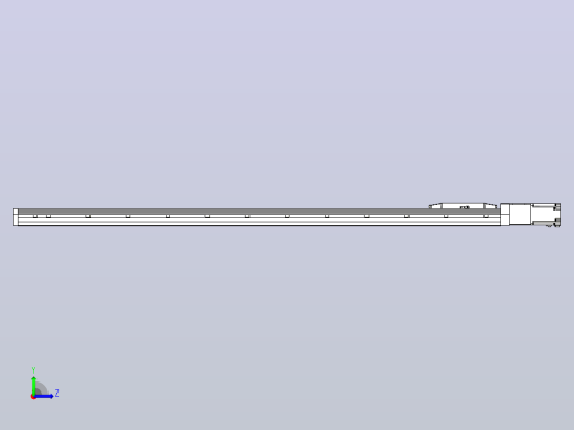 滚珠丝杠直线轴内置导轨TPA-GCR-170-2510C-L1550-M-M75-N3左视缩略图