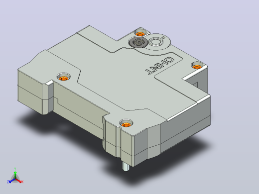 OUVT-X3H过欠压脱扣器三维模型202404