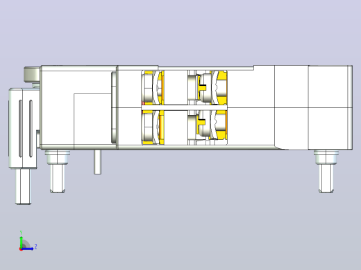OUVT-X3H过欠压脱扣器三维模型202404左视缩略图