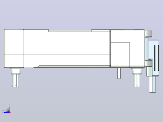 OUVT-X3H过欠压脱扣器三维模型202404右视缩略图