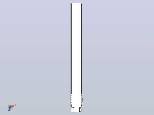皮带直线轴半封闭可选导轨TPA-HNB-202D-140-L1500-LP-Y-P75-N3俯视缩略图