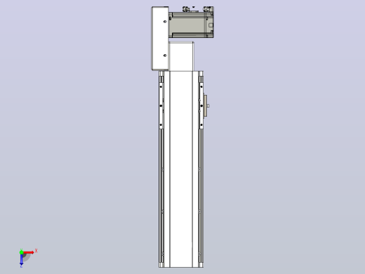皮带直线轴半封闭可选导轨TPA-HNB-105D-90-L250-MR-C-P20-N3俯视缩略图