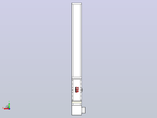 伺服电机集成皮带传动直线执行器TPA-OCB-140-256-L850-RP-P75-N3后视缩略图