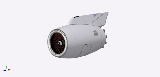 Turbo Fan Jet Engine涡轮风扇喷气发动机3D图纸 INVENTOR设计缩略图